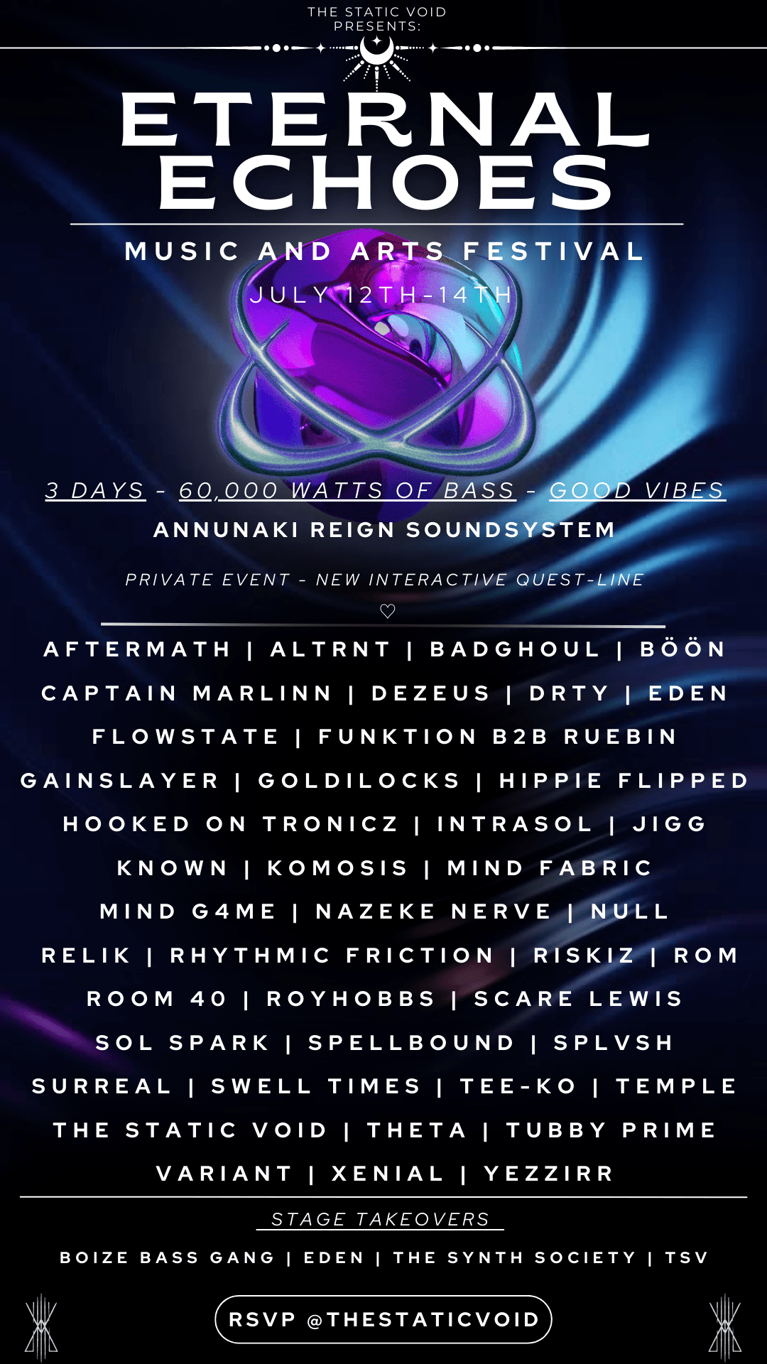 Eternal Echoes 2024 Lineup