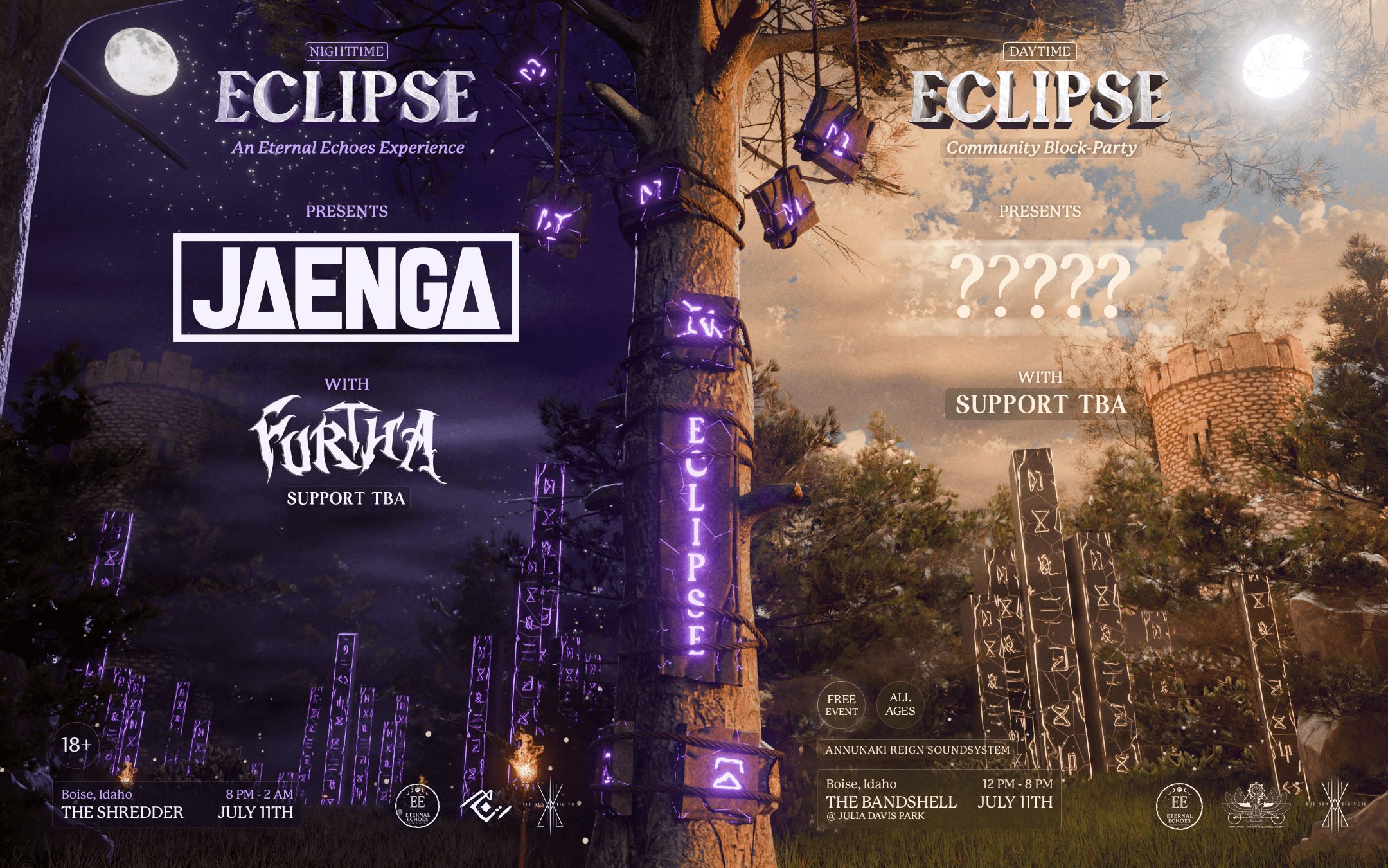 Eternal Echoes Presents: Eclipse — July 11, 2026, Boise, ID
